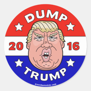 Dump Trump, Anti-Donald Trump 2016 Sticker