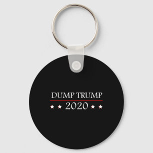 Dump Trump Anti - President Shirt Key Ring