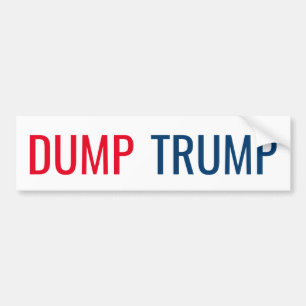 DUMP TRUMP BUMPER STICKER