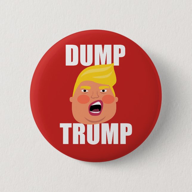 Dump Trump Button Pin (Front)