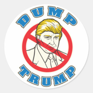 Dump Trump Classic Round Sticker