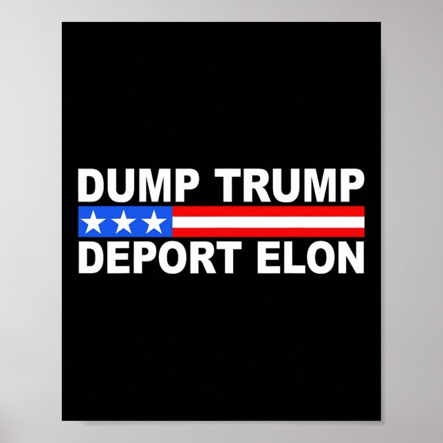 Dump Trump Deport Elon 50501  Poster (Front)