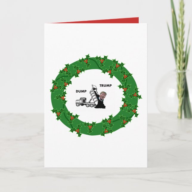 Dump Trump Holiday Card (Front)