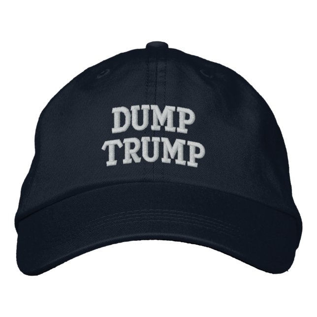Dump Trump Personalised Adjustable Hat (Front)
