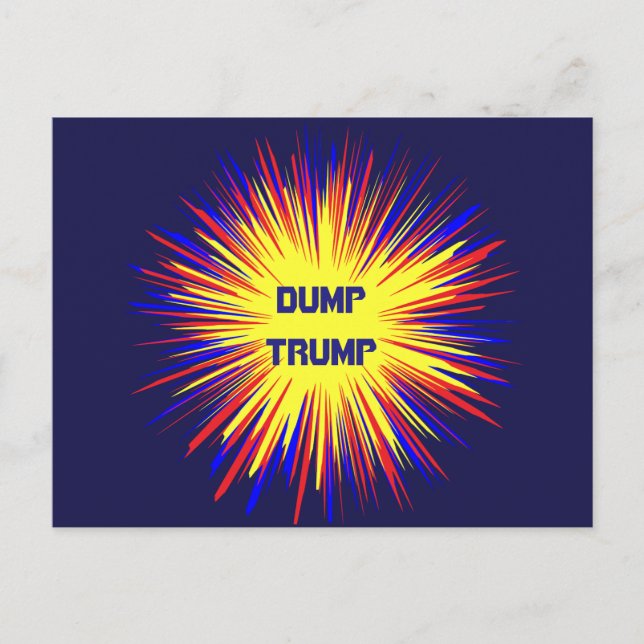 Dump Trump Postcard (Front)