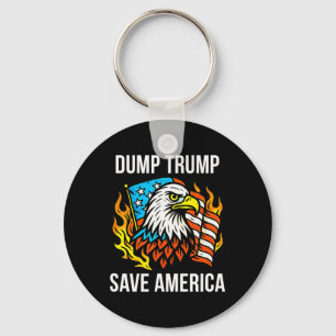 Dump Trump - Save America - Key Ring
