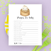 Dumpling baby shower Prayers for baby