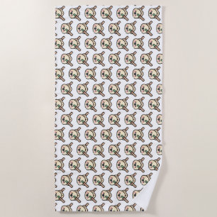 dumpling beach towel