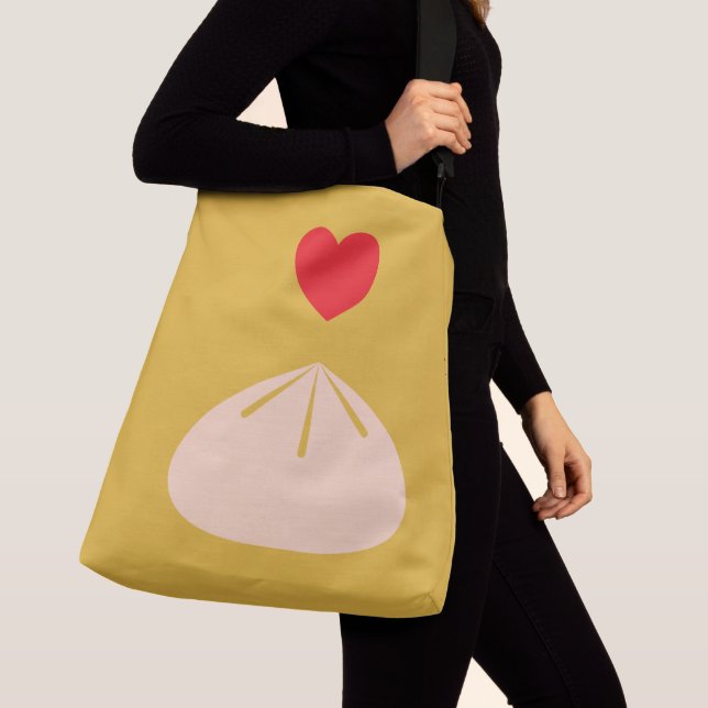 Dumpling Love Longan Crossbody Bag (2 Sizes) (Close Up)