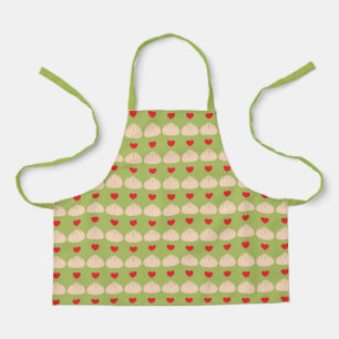 Dumpling Love Matcha Small Apron