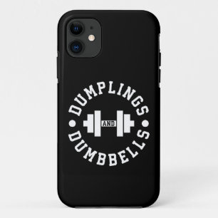 Dumplings and Dumbbells - Bulking - Funny Novelty Case-Mate iPhone Case