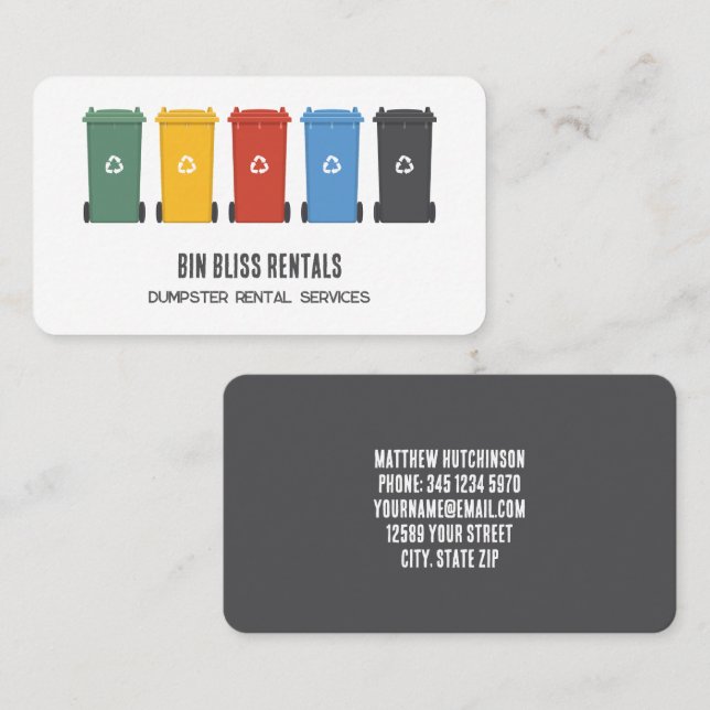 Dumpster Business Card (Front/Back)