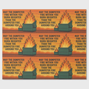 Dumpster Fire Gift Wrap