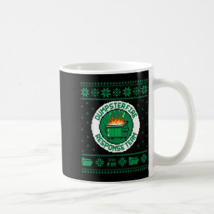 Dumpster Fire Resnse Team Chaos Ugly Sweater Cute Coffee Mug