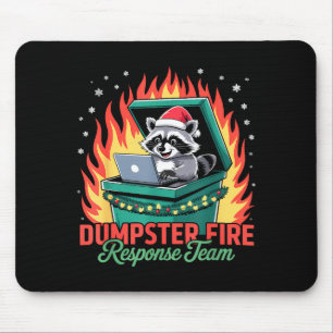 Dumpster Fire Resnse Team Raccoon Mouse Pad
