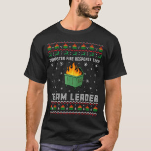 Dumpster Fire Resnse Team Ugly Christmas Sweaters 