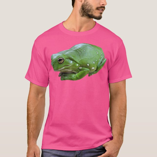 Dumpy Tree Frog White'S Tree Frog Amphibian T-Shirt (Front)