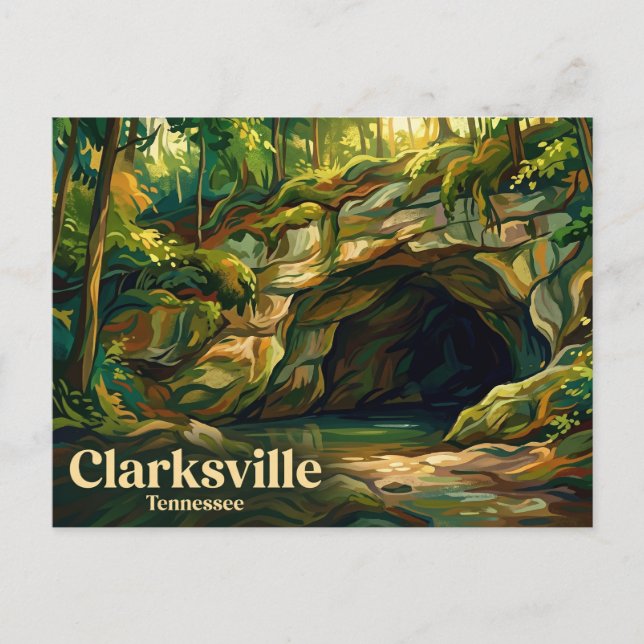 Dunbar Cave State Park USA Postcard (Front)