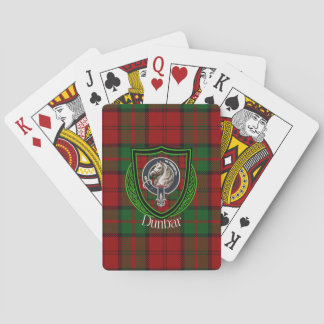 Dunbar Scottish Clan Tartan & Crest Playing Cards