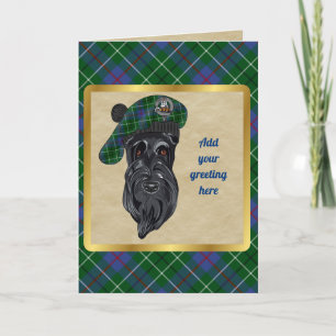 Duncan Badge & Tartan Personalised Card