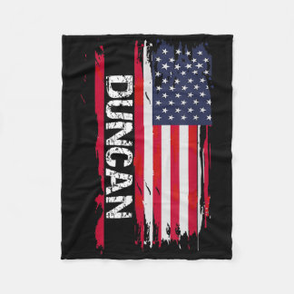Duncan City  Fleece Blanket