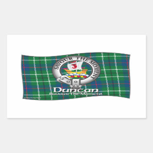Duncan Clan Rectangular Sticker