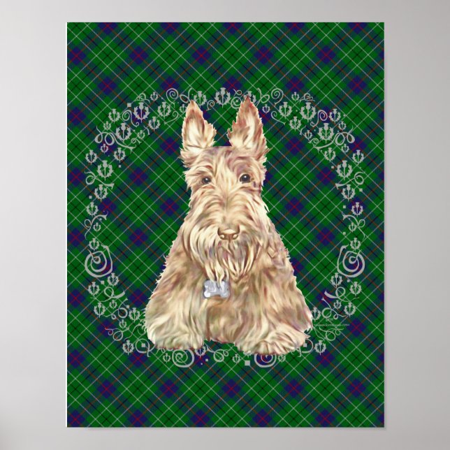 Duncan Tartan Scottie Poster (Front)