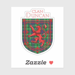 Duncan Tartan Scottish Plaid Lion Rampant