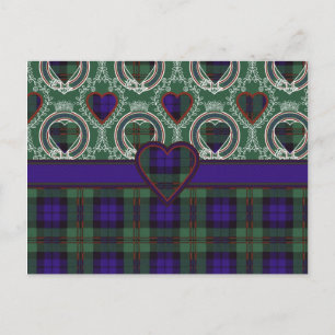 Dundas Scottish tartan Postcard