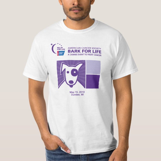 DUNDEE Bark For Life 2010 T-Shirt (Front)