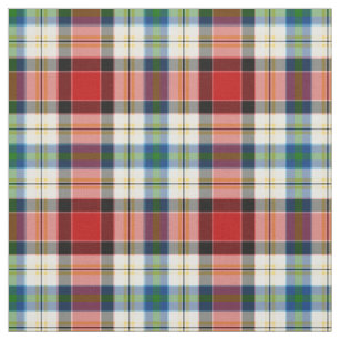 Dundee Dress Tartan Colourful Scottish Plaid Fabric