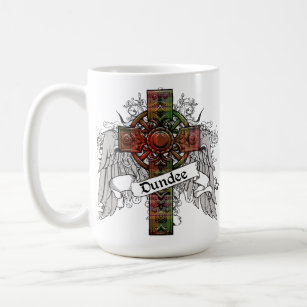 Dundee Tartan Cross Coffee Mug