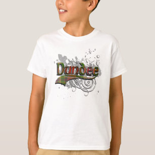 Dundee Tartan Grunge T-Shirt
