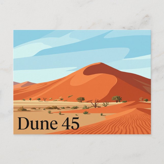 Dune 45 Sossusvlei Namibia Postcard (Front)