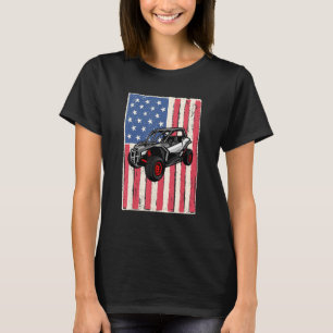 Dune buggy for men  american flag patriotic T-Shirt