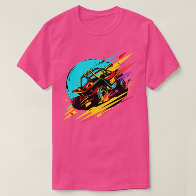 Dune Buggy Lover Buggy Pride Sand Racing Sand Rail T-Shirt (Design Front)