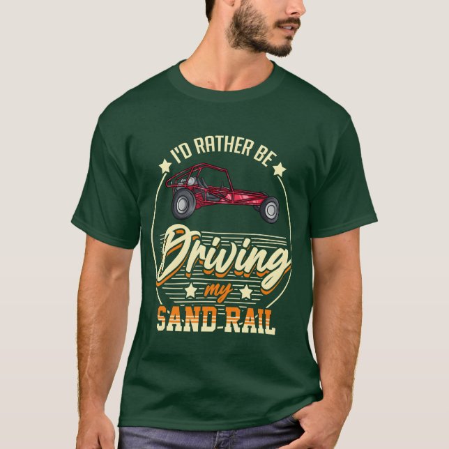 Dune Buggy Sand Rail Car Racing Beach Desert Rc Dr T-Shirt (Front)