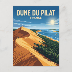 Dune du Pilat France Postcard