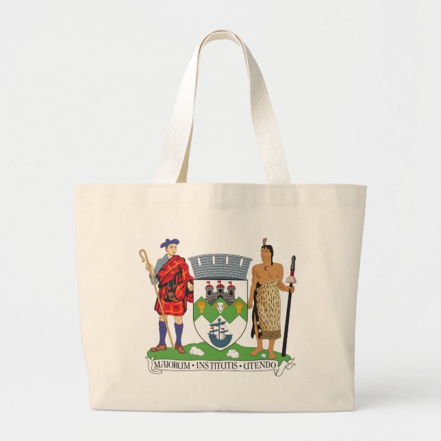 Dunedin Coat of Arms Large Tote Bag (Front)