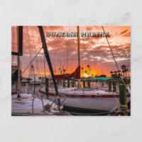 Dunedin Marina  Sunset Florida