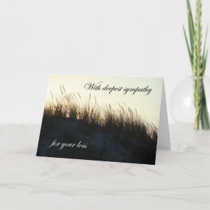 Dunes at Sundown IBSP NJ Sympathy Card