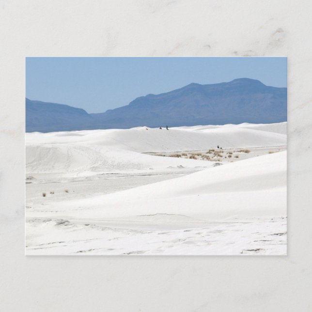 Dunes with Mountain view Postcard (Front)