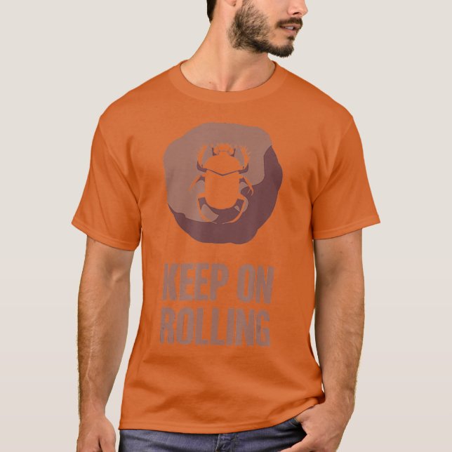 Dung Beetle - Entomology  Bug  Insect Science T-Shirt (Front)