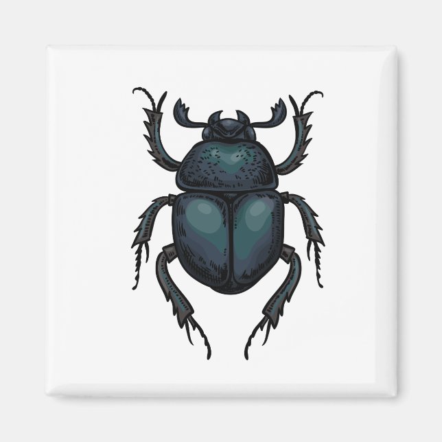 Dung beetle magnet (Front)