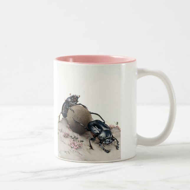 Dung Bettle Two-Tone Coffee Mug (Right)