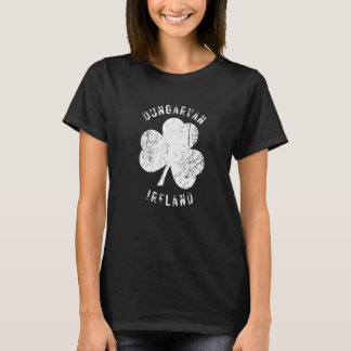 Dungarvan Waterford Ireland Vintage Shamrock Distr T-Shirt