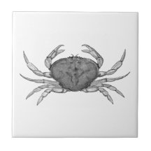 Dungeness Crab Logo (line art)