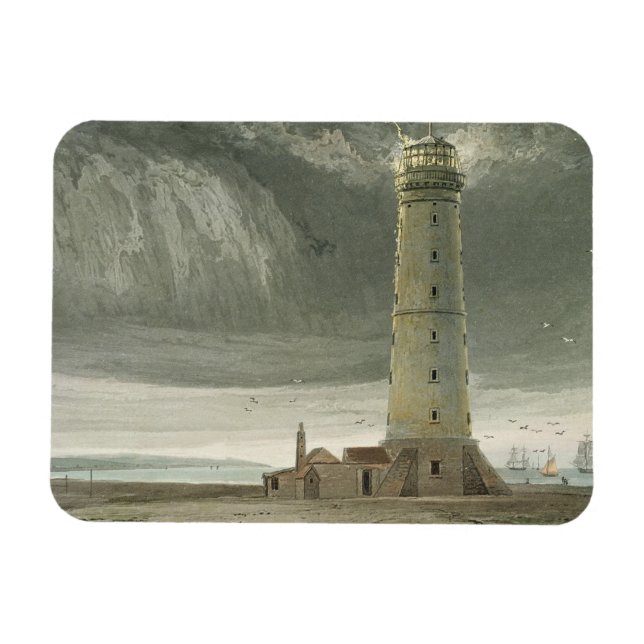Dungeness Lighthouse, from 'A Voyage Around Great Magnet (Horizontal)