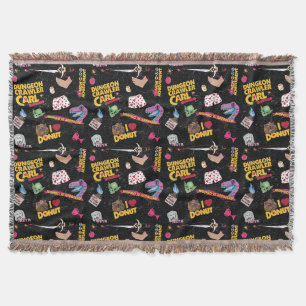 Dungeon Crawler Carl collage Throw Blanket