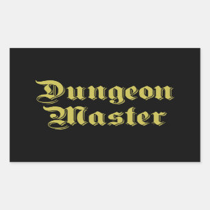 Dungeon Master Rectangular Sticker